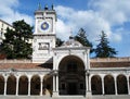Clock tower in freedom square, Piazza della LibertÃÂ . Udine, Friuli Venezia-Giulia, Italy Royalty Free Stock Photo